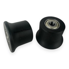 Trolley Seat Rail Roller Wheels - Replacement for Bowflex: Blaze Classic, Elite, Motivator 2, PR1000, Sport, Conquest, Ulitmate 2, SchwinnComp, Revolution (2)