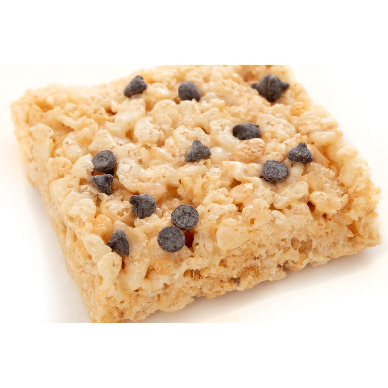 Halal Rice Treats, Marshmallow and Crispy Rice with Chocolate Chip,