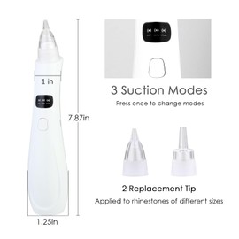 DAFENCHI Electric Diamond Painting Pen, 2 Replacement Tip, Adjustable Suction Mode, Cordless Diamond Art Painting Pen with Vacuum Pump for Adult, DIY Art Tool Kits