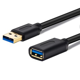 USB 3.0 Extension Cable 10Ft,USB 3.0 Repeater USB Male to Female Lead with Signal Amplification Active Cord for Printers,Keyboards, Game Console, loudspeakers, scanners, displays, headsets