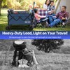 Overmont Ultra-Compact Collapsible Wagon Cart - 200L Portable Folding Wagon