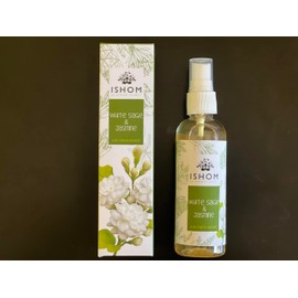 Spiritual Cleansing Kit – White Sage Air Freshener Sage Stick & Palo Santo Stick | Purify, Cleanse & Refresh Your Space (Jasmine)