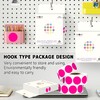 PARLAIM 1000 Pack, Fluorescent Pink Dot Stickers 1 inch Round