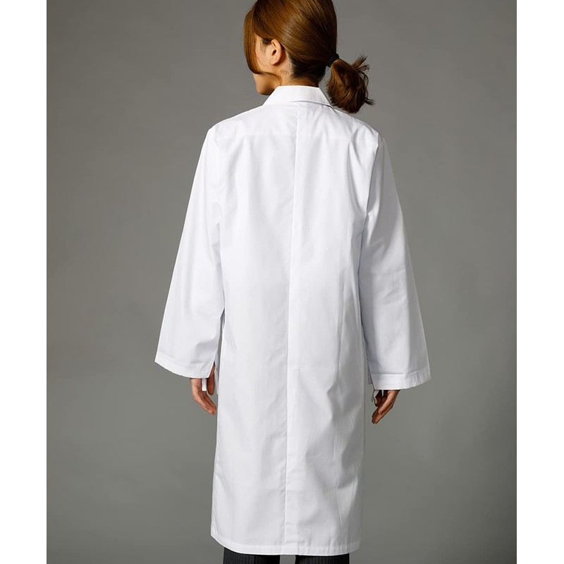 Lab Coatnet Women's Exam Cloth Long Sleeve White, white