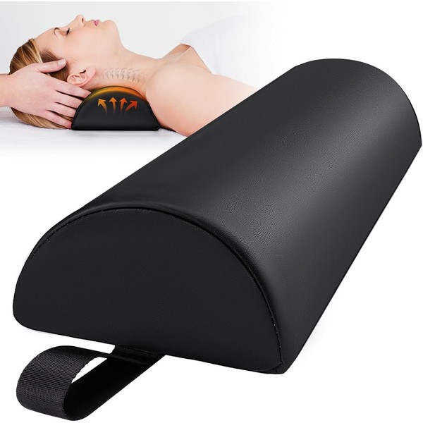 Noverlife Half Round Massage Table Bolster Pillow – 14x6x3 in