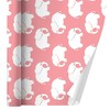 GRAPHICS & MORE White Elephant Pattern Pink Gift Wrap Wrapping