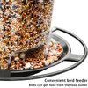 TOOSOAR Bird Feeder Weatherproof Hanging Bird Feeder with Covered Bird
