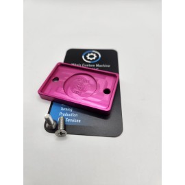 Mike's Custom Machine Work, LLC Brake Reservoir Cover Cap YFZ 450 450R Raptor 250 700R 450R Pink American Flag