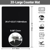 Ewen 39.4x23.5in 2mm Heat Resistant Silicone Mat, Extra Large Thick