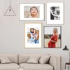 11x14 Picture Frame Set of 2, Metal Black Photo Frames