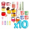 Remate Balsamo Labial Lip Gloss Hidratante Brillo Labios 10p