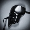 ILOVEMASKS Half Face Black Phantom of Opera Venetian Carnival Masquerade