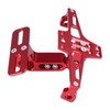 Adjustable License Plate Frame with Light Aluminum Alloy Mudguard Eliminator