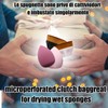 2 Pieces Foundation Brushes, 2 Pieces Set of Makeup Sponges