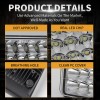 mayello 6PCS For 1987-1988 V1500 V2500 Suburban V3500 4X6 LED