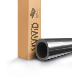 VViViD Silver Brushed Chrome Stainless Steel Vinyl Wrap Roll Film Decal (1ft x 5ft)