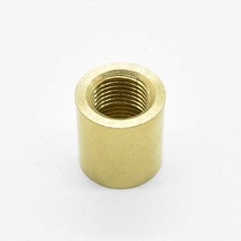Reducer Sleeve M13 x 1 / M10 x 1 d.15 x 16 mm Connection Sleeve Brass Tube Blank Raw Thread Pack of 2