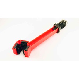 Race-Driven Motorcycle Dirtbike Chain Brush Grunge Brush Cleaner Cleaning - Red
