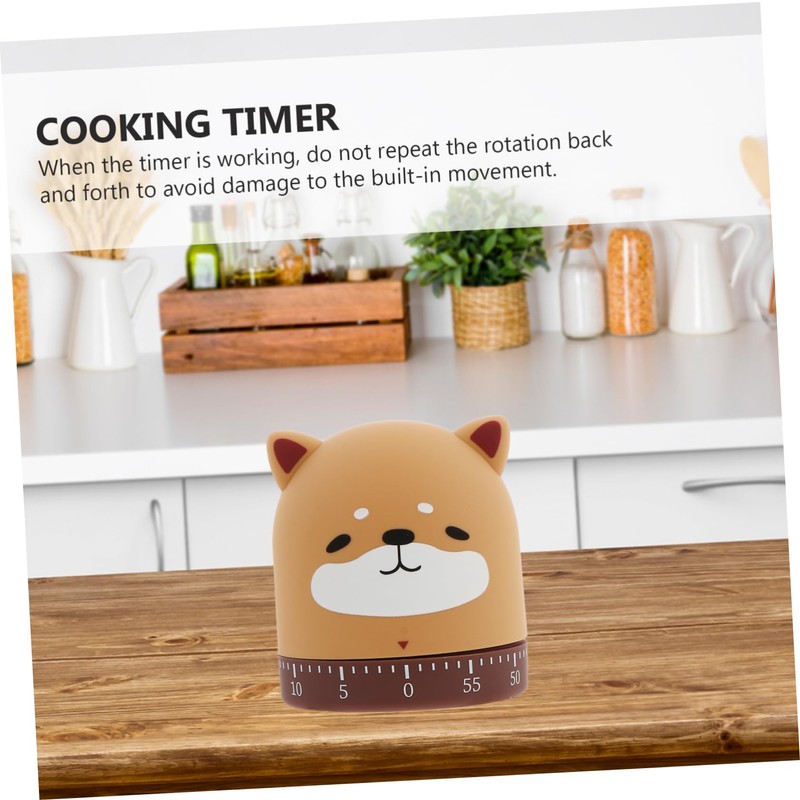 Alipis Cooking Timer Mechanical Countdown for Baking Frying Eggs Numbers