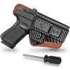 FUNANASUN IWB Holster for Glock 19 19X 45 | Carbon
