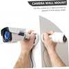 TEHAUX 2Pcs Adjustable Wall Mounted Security Bracket Swivel CCTV Holder