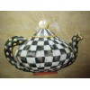 MacKenzie-Childs MACKENZIE CHILD'S COURTLY CHECK PAPER TEAPOT AD CARD
