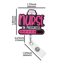 2 piezas de insignias de enfermería, accesorios de enfermería, inscripción, enfermeras, maestría, nivel de destello, identificación de nombre de identificación, regalo de enfermería para pacientes