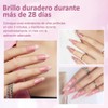 CHERIMOYA Poly Gel Constructor de Uñas 30g,Gel Fortalecedor para Extensión