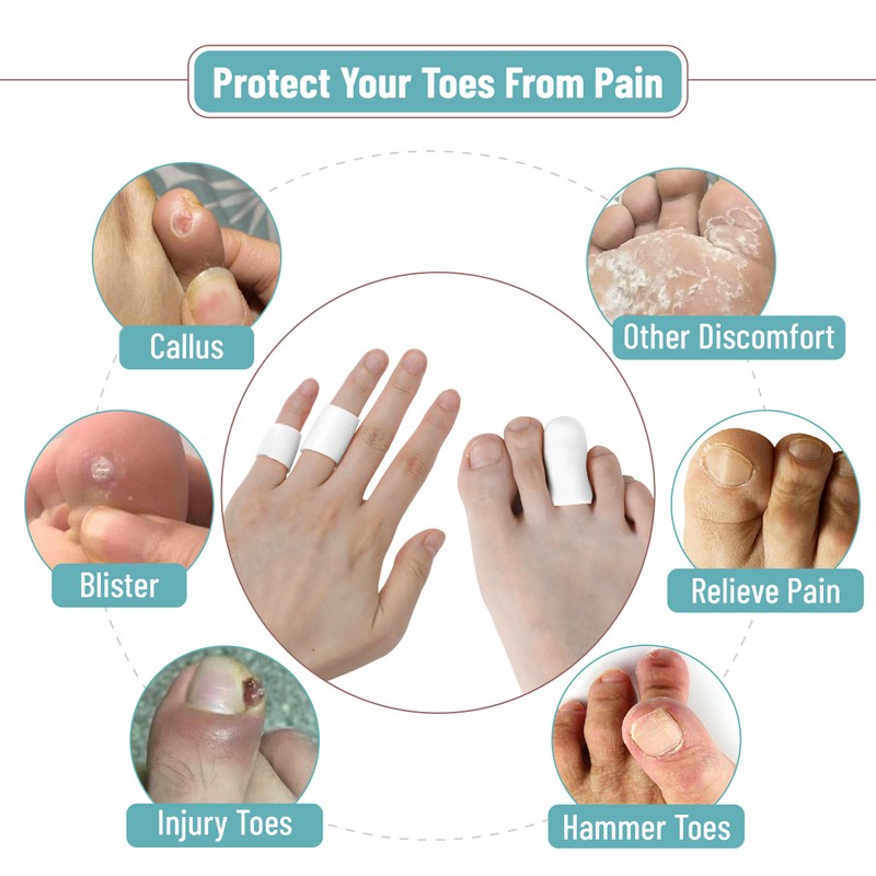 DR. JK- Silicone Toe Protectors for Men & Women, 4