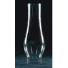 Clear Glass Lamp Chimney, Replacement Hurricane Globe Measures 1 1/8