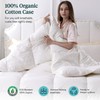 Ltinhome Feathers & Down Comforter, Organic Duvet Insert, 100% Cotton