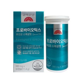 Korea Eundan Probiotics Lactobacillus Special Fit 380mg x 30 capsules / Genuine / 고려은단 프로바이오틱스 유산균 스페셜핏 380mg x 30캡슐 / 정품