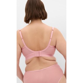 City Chic Women's Plus Size Bra - Alexis Contour Longline, Vintage Rose, (36) GG