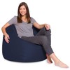 Posh Beanbags Bean Bag Chair, X-Large-48in, Solid Navy Blue