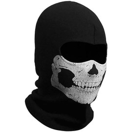 Skull Balaclava Ghost Mask Full Face Ghosts Balaclava Bike Motorcycle Skateboard Ski Cosplay Costume Black