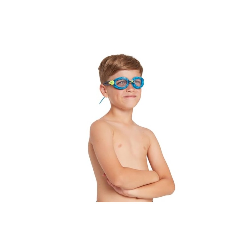 Zoggs Predator Junior Blue Lime Clear