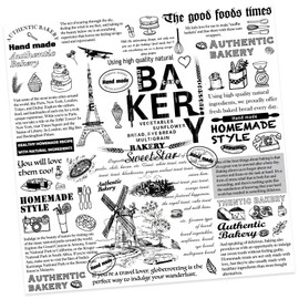 12" x 12" Food Paper Sheets (500 Pack) - Premium Deli Paper Sheets - Greaseproof Liners for Food Boats - Pre Cut Sandwich Wrappers - Food Basket Sheets for Baking, BBQ, Picnic, Festival