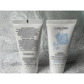 Lancôme 2X LANCOME CREME RADIANCE GENTLE CLEANSING CREAM- FOAM WITH ROSE&LOTUS1.7OZ  NEW