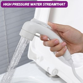 Sperwoesy Bidet Sprayer for Toilet - Multifunctional Bidet Attachment with Powerful Wash Function, Comfortable Long Handle Design, Easy Installation - Ideal RV Bidet for Home and Trave