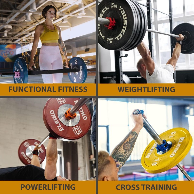 WARM BODY COLD MIND Reinforced 50 mm Dumbbell Clasps, Olympic