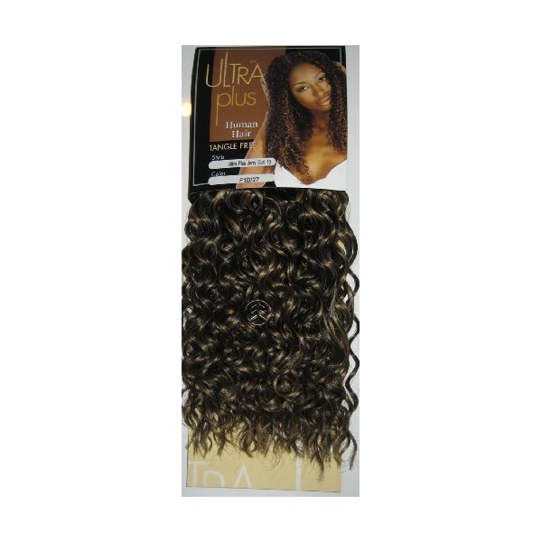 Ultra Plus Jerry Curl Human Hair Weave Extension 8" 10" 12" Color: 8"#F1B/30