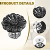 sourcing map 2pcs Toilet Button Pusher, Toilet Tank Button, Crystal