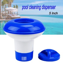 SEIWEI Pool Chlorine Floater,Pool Chemical Dispenser Swimming Pool Floating Water Box Floating Water Floating Raft Automatic Dispenser Floating,5 Inch