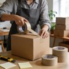 Ealyder Tape Brown Kraft Paper Packing Tape 2 Inch x