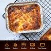 Homeshopa Aluminum Foil Trays Containers with Lids, 9 Pack Medium