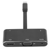 Type C to HDMI VGA Converter Audio Cable Aluminium Alloy