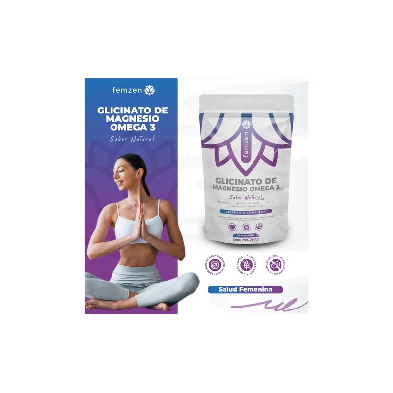 Glicinato Magnesio Omega 300 Sabor