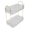 Double Layer Makeup Stand Modern Light Luxury 2 Tier Makeup