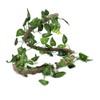 Reptile Climbing Branch Flexible Jungle 3.28ft Rattan 1Pc Vine(3.28ft Rattan+Scindapsus