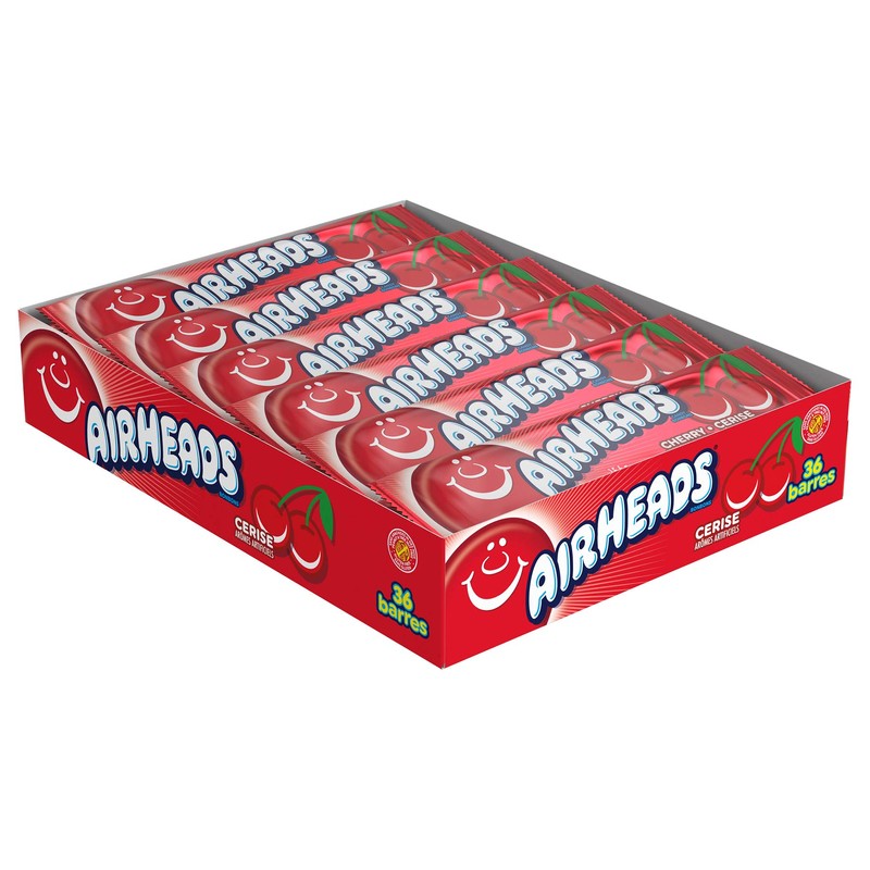 Airheads Cherry, 0.55-Ounce Packages (Pack of 144)
